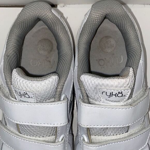 Ryka Sandria Women's Double Strap Sneakers In White Size 6 - Picture 4 of 16